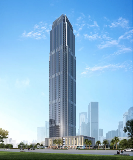 深圳市博大建設(shè)集團(tuán)中標(biāo)廣西防城港最高樓金港中心幕墻工程